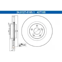 Ate Bromsskiva 24.0127-0105.1, 1 Stycke