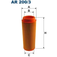 FILTRON Luftfilter AR200/3