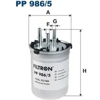 FILTRON Bränslefilter PP986/5
