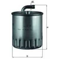 MAHLE ORIGINAL Bränslefilter KL 179