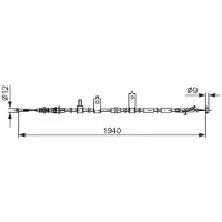 Bosch Handbromsvajer 1 987 482 853