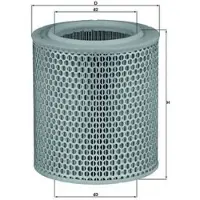 MAHLE ORIGINAL Luftfilter LX 478/1