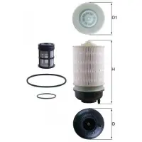 MAHLE ORIGINAL Bränslefilter KX 581KIT