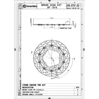 Brembo Bromsskivor High Performance Xtra Par, fram, 208973720