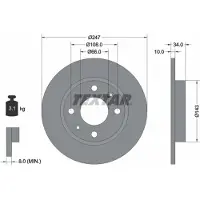 Textar Bromsskiva 92029803 fram, full, 1 Stycke