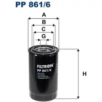FILTRON Bränslefilter PP861/6