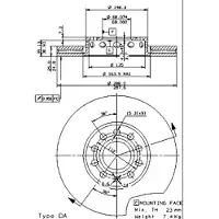 Brembo Bromsskiva 9574521 fram, ventilerad, höggradigt förkolnad, 1 Stycke