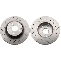 TRW Bromsskiva DF6477 fram, ventilerad, perforerad, 1 Stycke