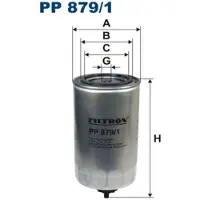 FILTRON Bränslefilter PP879/1