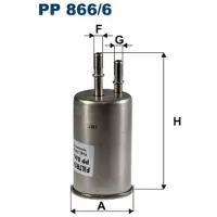 FILTRON Bränslefilter PP 866/6