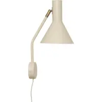 Frandsen Vägglampa Lyss, Creme / bärnsten, Vardagsrum / matsal, Metall, Design, Vägglampa, vägglampa inomhus