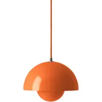Andtradition Taklampa &Tradition, Flowerpot VP1, dimbara, Orange, Vardagsrum, Metall, Design