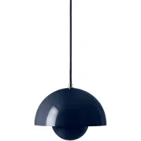 &tradition Taklampa &Tradition, Flowerpot VP1, dimbara, Blå, Vardagsrum, Metall, Design
