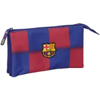 Safta Trousse à crayons - FC BARCELONE - Multicolore - Synthétique - 22x12x3 cm - Mixte ren