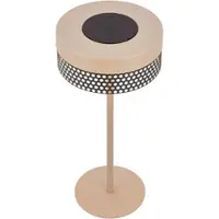 Briloner Booha, uppladdningsbar bordslampa, beige, metall, IP44, dimbar, Creme / bärnsten, Metall, Modern