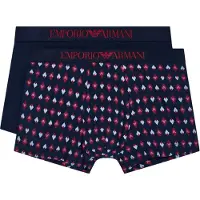 Emporio Armani Boxershorts marinblå / ljusblå / mörkröd