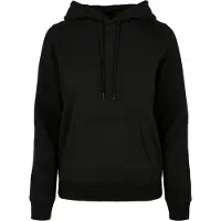 Build Your Brand Basic Hoodie Svart M Kvinna