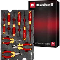 Einhell VDE Werkzeug-Set 9-tlg. Einleger Pad 370524 Inlägg 9 delar