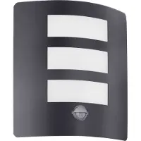 Eglo RASCINO-E utomhus vägglampa L235 E27 sensor IP44 svart