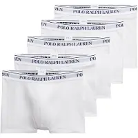 Ralph Lauren för män. 714864292010 Pack 5 Boxershorts Basics vit (XL), Hemkläder, Bomull