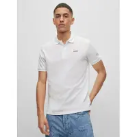 HUGO BOSS T-shirt 'Donos' svart / vit