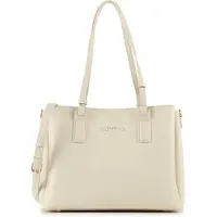 Mario Valentino Beige Polyuretan Damväska med Justerbar Rem och Fickor