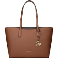 Michael Kors Brun Läder Axelväska