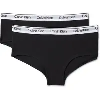 Calvin Klein 2 Pack Girls Hipster Panties - Icon Cotton Stretch