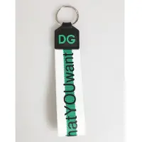 Dolce&Gabbana Nyckelring i tyg med logotyp