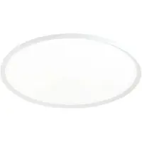 Orion LED taklampa Kant, dimbar, Vitt / opal, Vardagsrum / matsal, Aluminium / grå / zink, Modern, LED-taklampa