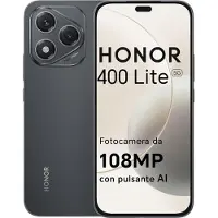 Honor 400 LITE smartphone med Mediatek Dimensity 6020, 8GB RAM och 256GB lagring - Svart