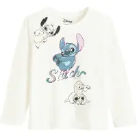 Cool Club T-shirt 'LILO&STITCH' blå / svart / vit