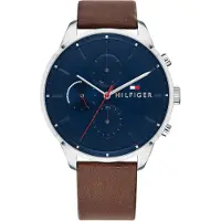 Tommy Hilfiger Klocka - - 1791487 - Brunt läder - Vattentålig 5 bar - Kvarts