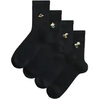 Next Sockor gul / ljusgrön / svart / vit