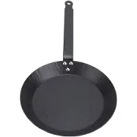 Cosy Homes Kolstål Stekpanna Nonstick Stekpanna Rökfri Bekvämt Grepp Inomhus Utomhus Matlagning för 20cm/7.9in