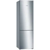 Bosch Serie | 4 KGN39VLEB - Kylskåp/frys - bottenfrysskåp - bredd: 60 cm - djup: 66 cm - höjd: 203 cm - 368 liter - Klass E - inox-utseende