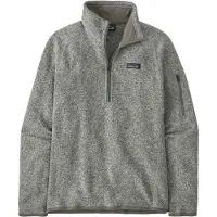 Patagonia - Fleece dam - W's Better Sweater 1/4 Zip Birch White för UnisexUll - Storlek L - Beige