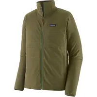 Patagonia - Fleece - M's R1 TechFace Jkt Basin Green för UnisexUll - Storlek L - Grön