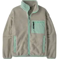 Patagonia - Varumärken - W's Synch Jkt Oatmeal Heather w/Thin Ice för Unisex - Storlek XS - Beige