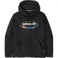 Patagonia 95 Oval Logo Uprisal Hoodie black / kaleido Storlek S
