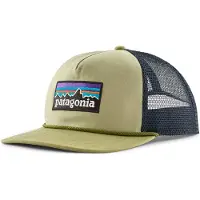 Patagonia - Vandringskläder - Airfarer Cap P-6 Logo Weathered Stone för UnisexBomull - Grön