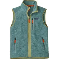 Patagonia - Varumärken - M's Retro Pile Vest Blue Sage för UnisexUll - Storlek S - Blå
