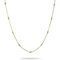 Thomas Sabo ELYNDRA förgyllt halsband KE2340-414-14-L50V