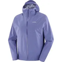 Salomon - Trail running kläder - Bonatti Waterproof Jkt M Marlin för Unisex - Storlek XL - Lila