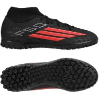 Adidas F50 Club Mid Tf Immortal Dna - Svart/lucid Red Barn - Turf (Tf), storlek 37⅓