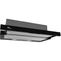 THERMEX Yellow-Line York III - Kåpa - teleskopisk - bredd: 60 cm - djup: 45 cm - utsug och återcirkulering (-) - med inbyggd motor - svart