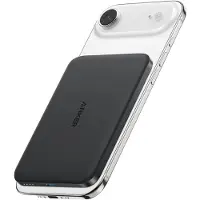 Anker MagGo - Trådlös powerbank - 5000 mAh - 20 watt - 3 A (USB-C, trådlös laddning) - på kabel: USB-C - svart