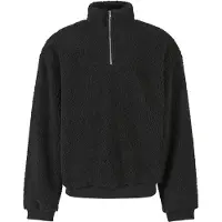 Urban Classics Oversized Teddy Halv Dragkedja Tröja