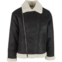Urban Classics Övergångsjacka svart / vit