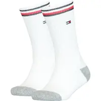 Tommy Hilfiger 2 Pack Global Stripe Ribbed Socks